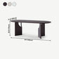 Modern Indoor Wood Table for Restaurant Oval Dining Table with Double Pedestal Base Clearhalo ' dining_table' 'Dining Tables & Seating' 'Dining Tables' 'furn' 'furn_dining_table' 'Furniture' 'furniture_dining_table' 'Kitchen & Dining Furniture' 'kitchen&dining_furn' 'kitchen' 'kitchen_dining_table' 1200x1200_1c3070ef-e225-417e-812b-37318d75271c