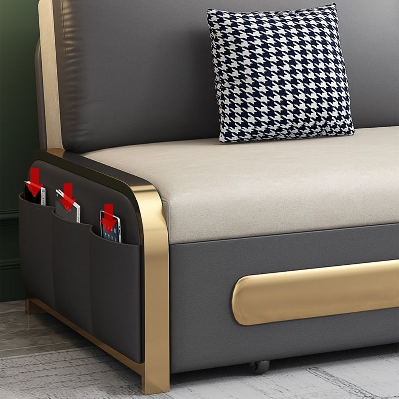 33 "幅のグラム布団ソファベッドホワイト布団スリーパーソファストレージ付き