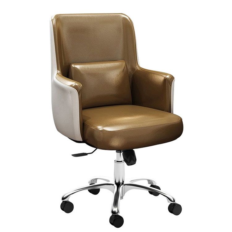 Modern & Contemporary Managers Chair Fixed Arms Height-adjustable Executive Chair Clearhalo 'furn' 'furn_office_chair' 'Furniture' 'furniture_office_chair' 'Office Chairs' 'Office Furniture' 'office_chair' 1200x1200_1c31879c-ca2a-4700-bb2f-654185a6ab11