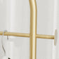 Stand da sala indipendente Glam Style Metal Hall With Coat Hook