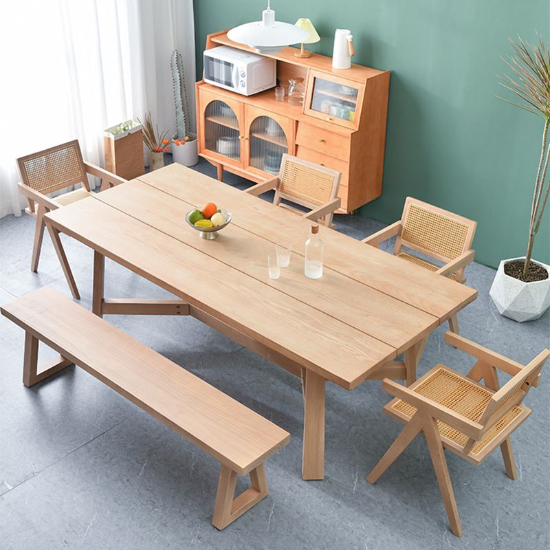 Modern 1/2/4/5/6 Pieces Dining Set with Solid Wood Dining Table and Chairs Furniture Clearhalo 'Dining Room Sets' 'Dining Tables & Seating' 'dining_room_set' 'furn' 'furn_dining_room_set' 'Furniture' 'furniture_dining_room_set' 'Kitchen & Dining Furniture' 'kitchen&dining_furn' 'kitchen' 1200x1200_1c34a4c4-a884-43f7-a14f-42a035730c61