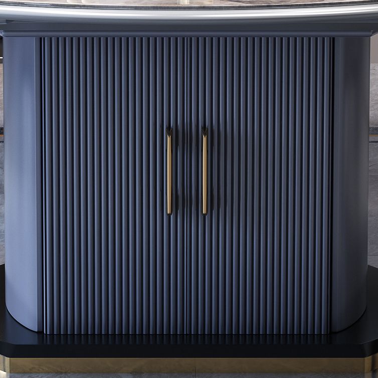 Foldable Modern Sintered Stone Dining Room Set with Round Top and Pedestal Base Furniture Clearhalo 'Dining Room Sets' 'Dining Tables & Seating' 'dining_room_set' 'furn' 'furn_dining_room_set' 'Furniture' 'furniture_dining_room_set' 'Kitchen & Dining Furniture' 'kitchen&dining_furn' 'kitchen' 1200x1200_1c3699c2-ce08-49fb-8c10-fb15c3b09e54