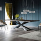 Industrial Solid Wood Dining Table Rectangle Table in Brown with Metal Pedestal Clearhalo ' dining_table' 'Dining Tables & Seating' 'Dining Tables' 'furn' 'furn_dining_table' 'Furniture' 'furniture_dining_table' 'Kitchen & Dining Furniture' 'kitchen&dining_furn' 'kitchen' 'kitchen_dining_table' 1200x1200_1c39937d-be61-49af-8c9b-53b5f71f2ab1