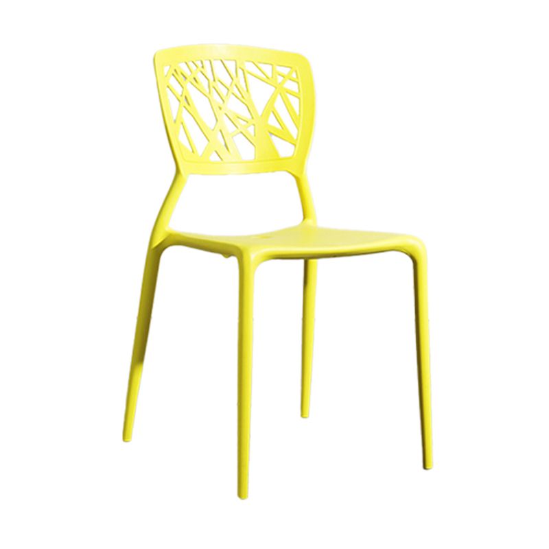 Scandinavian Plastic Kitchen and Dining Room Chair Open Back Dining Side Chair Clearhalo 'Dining Chairs' 'Dining Tables & Seating' 'dining_chair' 'furn' 'furn_dining_chair' 'Furniture' 'furniture_dining_chair' 'Kitchen & Dining Furniture' 1200x1200_1c3c9427-ffd8-465d-a2b2-e3178db9e57c