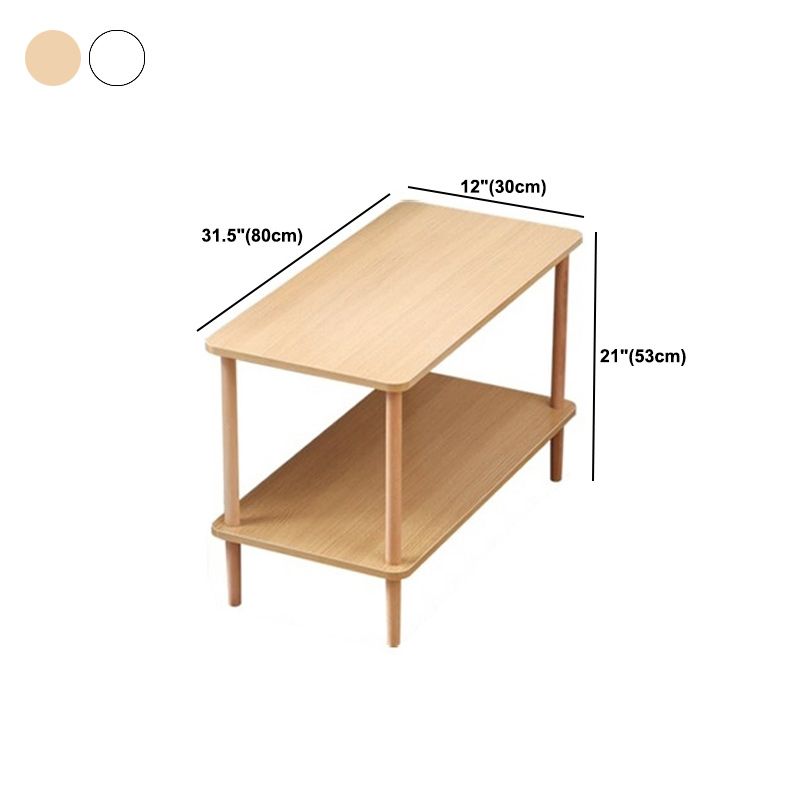 20.87 "Table lateral de estilo contemporáneo de estilo 4 patas Sofá Sofá Mesa de acento