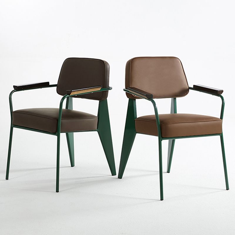 Sedie da pranzo in pelle PU Sedia da pranzo da pranzo in cucina contemporanea