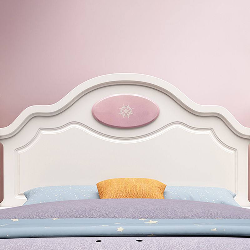 French Country Camel Back Headboard Standard Bed with Legs Bed Clearhalo 'Bedroom Furniture' 'Beds' 'furn' 'furn_beds' 'Furniture' 1200x1200_1c44d1cf-f680-4a72-be0c-b6193d9fe0c4