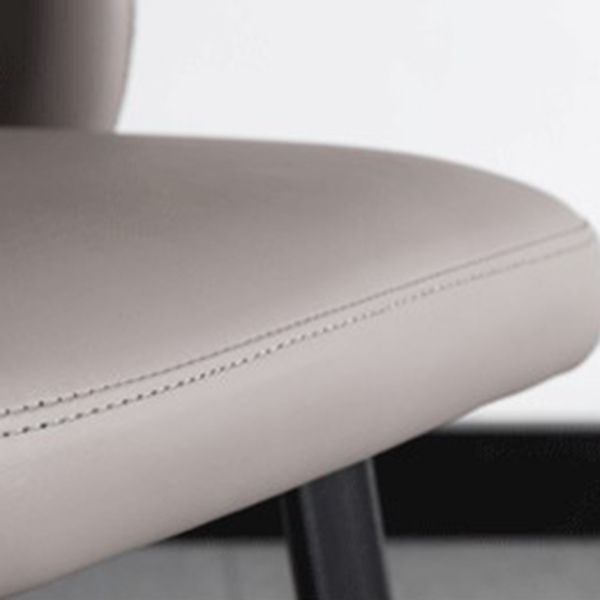 Industrial Metal Dining Room Chairs Armless Leather Dining Chairs for Home Use Clearhalo ' kitchen&dining_furn' 'Dining Chairs' 'Dining Tables & Seating' 'dining_chair' 'furn' 'furn_dining_chair' 'Furniture' 'furniture_dining_chair' 'Kitchen & Dining Furniture' 'kitchen' 1200x1200_1c45671c-15ec-451e-98c6-05f84e11a0ee