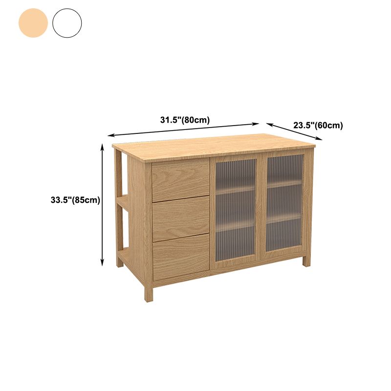 Tavolo da cucina tradizionale cucina stazionaria tavolo da cucina in legno con cassetto