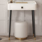 Contemporary Vanity Dressing Table Slate Top Make-up Vanity with Drawer