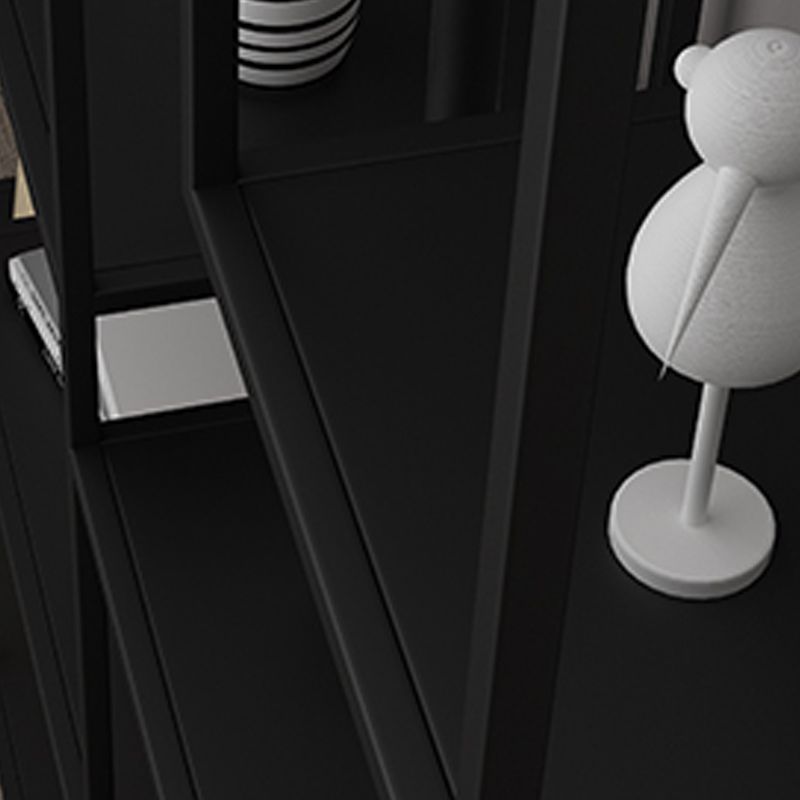 Modern Style Open Shelf Bookcase with Metal Rectangular Shelve Clearhalo 'Bookcases' 'Furniture' 'furniture_bookcases' 'kitchen' 'kitchen_bookcases' 'Living Room Furniture' 'Office Furniture' 1200x1200_1c4629e2-7016-4c5b-a03b-764718cadf79