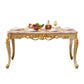 Rectangle 4 Legs Victorian Table Fixed Table with Marble Top Clearhalo 'Dining Tables & Seating' 'Dining Tables' 'dining_table' 'furn' 'furn_dining_table' 'Furniture' 'Kitchen & Dining Furniture' 1200x1200_1c46fb9e-3e20-4174-905f-1d16903fdc0d