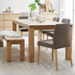 Rectangle 4 Legs Minimalist Dining Table Solid Wood Fixed Table for Restaurant Clearhalo ' dining_table' 'Dining Tables & Seating' 'Dining Tables' 'furn' 'furn_dining_table' 'Furniture' 'furniture_dining_table' 'Kitchen & Dining Furniture' 'kitchen&dining_furn' 'kitchen' 'kitchen_dining_table' 1200x1200_1c4723d6-bd72-4b97-9417-6c894f92cbe9