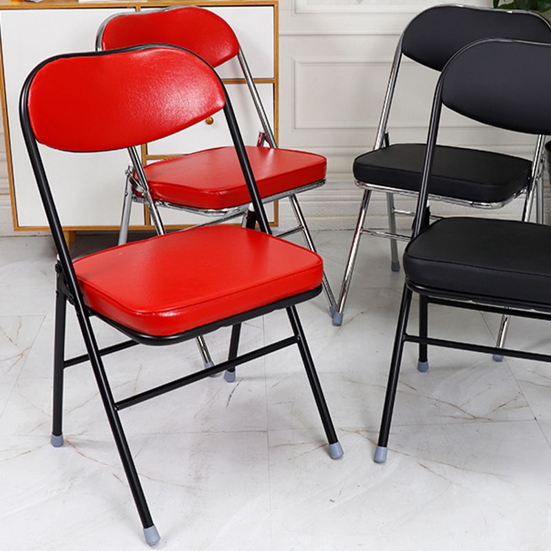 Contemporary Ergonomic Conference Chair Leather Office Chair without Arm Clearhalo 'furn' 'furn_office_chair' 'Furniture' 'Office Chairs' 'Office Furniture' 'office_chair' 1200x1200_1c479427-0102-4ff6-9962-b842483b8412