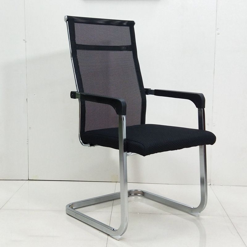 Contemporary Ergonomic Office Chair No Wheels Fixed Arms Task Chair Clearhalo 'furn' 'furn_office_chair' 'Furniture' 'Office Chairs' 'Office Furniture' 'office_chair' 1200x1200_1c47ebbe-ad5b-45c7-b1ad-b28e3b37f918