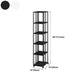 Modern Metal Bookshelf Standard Vertical Bookcase in Burnish Clearhalo 'Bookcases' 'furn' 'furn_bookcases' 'Furniture' 'Office Furniture' 1200x1200_1c482668-521f-4bd2-9f84-f85704eb07c9
