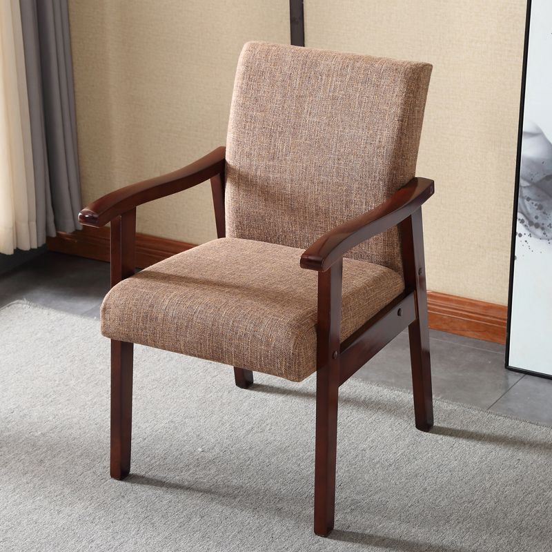 Contemporary Style Kitchen Square Dining Chair Parsons Dining Arm Chair Clearhalo ' kitchen&dining_furn' 'Dining Chairs' 'Dining Tables & Seating' 'dining_chair' 'furn' 'furn_dining_chair' 'Furniture' 'furniture_dining_chair' 'Kitchen & Dining Furniture' 'kitchen' 1200x1200_1c48c6b8-df38-4359-a430-7a436e4b6fb0