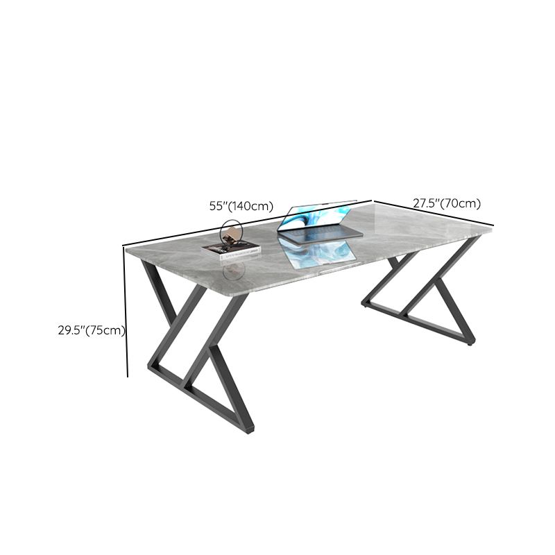 Bureau de bureau rectangulaire industriel