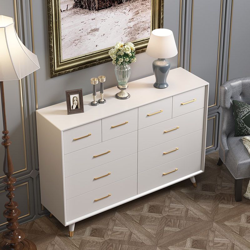 Sala da pranzo a buffet in legno in stile glam 35.4 "H 10-Drawer Buffet Server