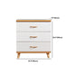 Scratch Resistant Modern Accent Chest with Soft Close Drawers in White