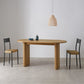 Modern Solid Wood Dining Table Oval Table with Double Pedestal Clearhalo 'Dining Tables & Seating' 'Dining Tables' 'dining_table' 'furn' 'furn_dining_table' 'Furniture' 'furniture_dining_table' 'Kitchen & Dining Furniture' 'kitchen' 'kitchen_dining_table' 1200x1200_1c506a55-890f-48de-8582-19ba5b12aa7d