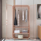 Industrial Style Wardrobe Bedroom Metal Wardrobe Closet with 2 Doors Clearhalo 'Armoires & Wardrobes' 'armoires_wardrobes' 'Bedroom Furniture' 'furn' 'furn_armoires_wardrobes' 'Furniture' 1200x1200_1c51af9b-d133-42a5-aae3-9a241ff4ddea