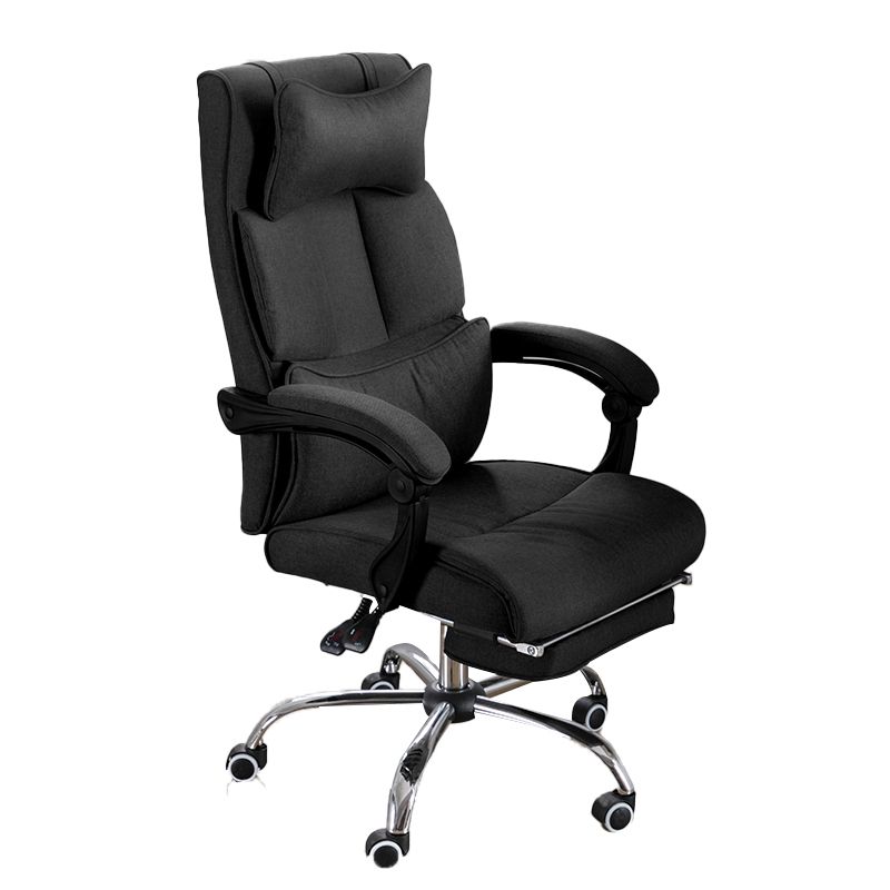 Sedia da scivolo moderna armi imbottiti nessuna sedia ergonomica angosciante con ruote