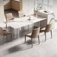 Modern Sintered Stone Dining Table Acrylic Dinner Room Kitchen Table Clearhalo 'Dining Tables & Seating' 'Dining Tables' 'dining_table' 'furn' 'furn_dining_table' 'Furniture' 'furniture_dining_table' 'Kitchen & Dining Furniture' 'kitchen' 'kitchen_dining_table' 1200x1200_1c545ea0-985a-4dac-be82-98dc37e87918