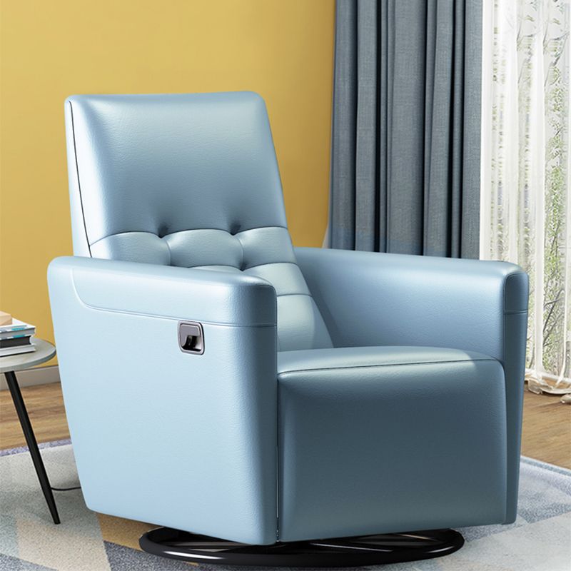 Chaise convertible authentique en cuir 29,52 "L x 37,00" W x 40,15 "