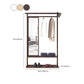 Modern Style Wardrobe Home Wooden Wardrobe Armoire with Mirror