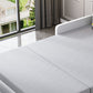 35.43" Wide Linen Sofa Bed Scandinavian Square Arm Sleeper Sofa