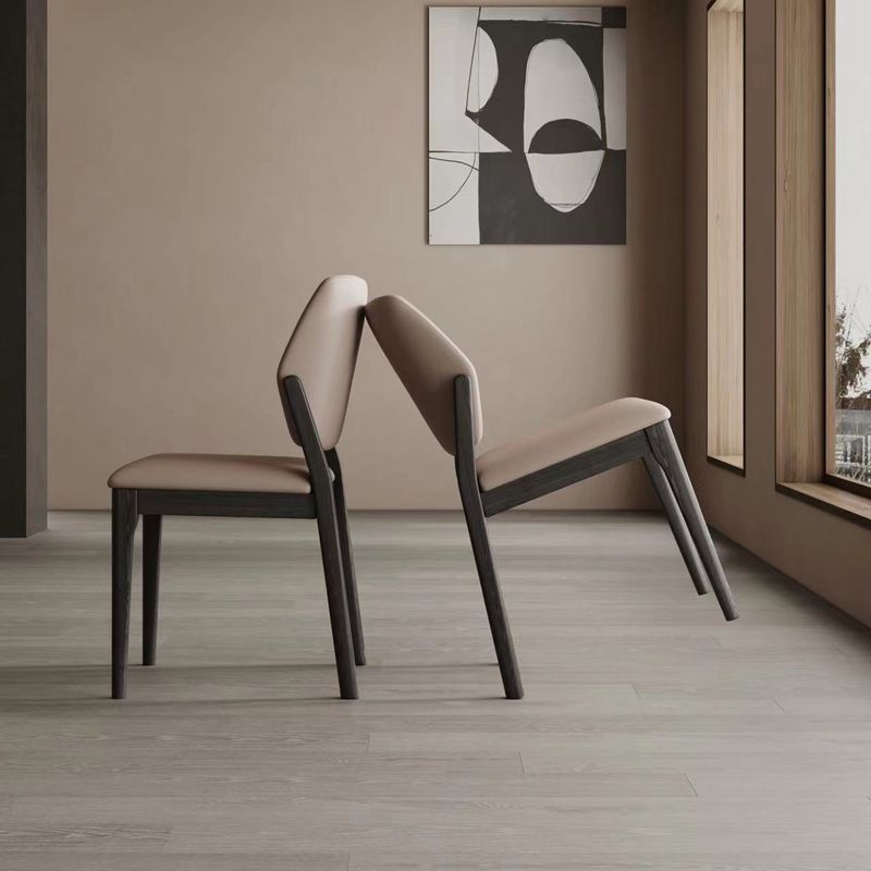 Open Back Dining Side Chair Industrial Solid Wood Dining Chair Clearhalo 'Dining Chairs' 'Dining Tables & Seating' 'dining_chair' 'furn' 'furn_dining_chair' 'Furniture' 'Kitchen & Dining Furniture' 1200x1200_1c5c72e3-af02-4016-804d-c9c7cc1d2b85