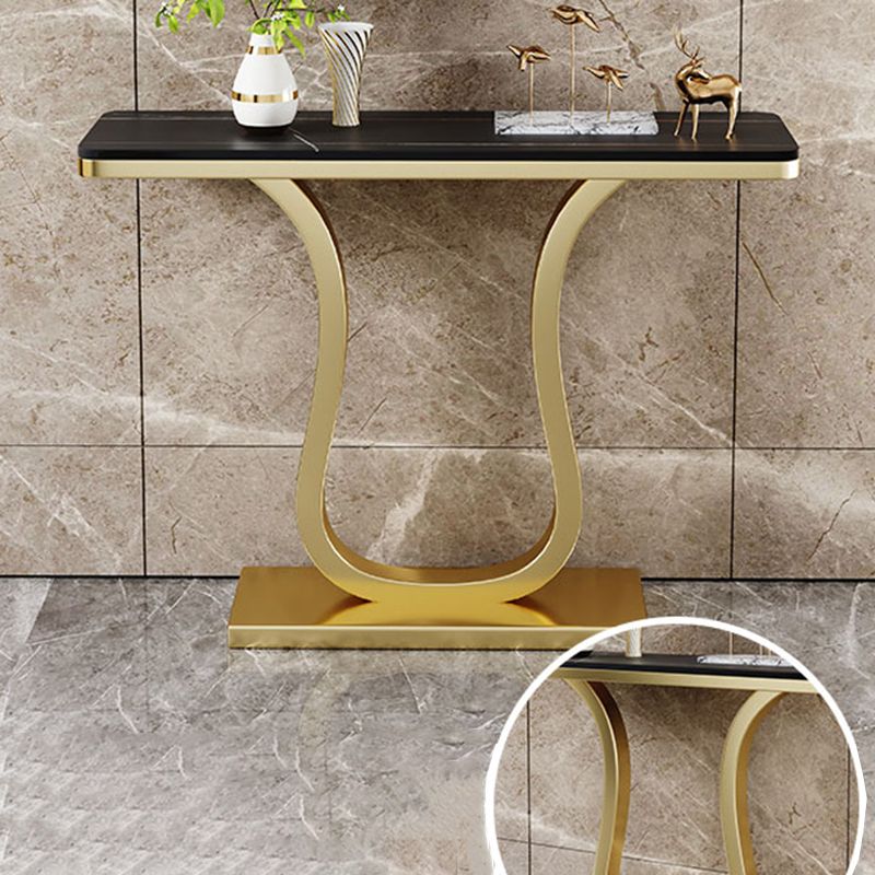 Tabella accento console Hihg da 36 pollici- Tabella della console rettangolo di pietra