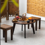 Contemporary Coffee Table Wooden 4 Legs Coffee Cocktail Table for Living Room Clearhalo 'Coffee & Accent Tables' 'Coffee Tables' 'coffee_tables' 'furn' 'furn_coffee_tables' 'Furniture' 'Living Room Furniture' 1200x1200_1c5d484b-456a-4de6-83e5-28e9b476cd3f