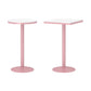 Industrial Style Pink Bar Table Marble White 23.6"W Top Indoor Bistro Table Clearhalo 'Bar Furniture' 'Bar Tables' 'bar_tables' 'furn' 'furn_bar_tables' 'Furniture' 'furniture_bar_tables' 'Kitchen & Dining Furniture' 'kitchen&dining_furn' 'kitchen' 1200x1200_1c5d5357-b839-4fdc-886c-92d838c7316b