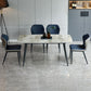 1/2/5/7 stuks rechthoek eetgelegenheidset moderne sintered stenen top dinette tafel set