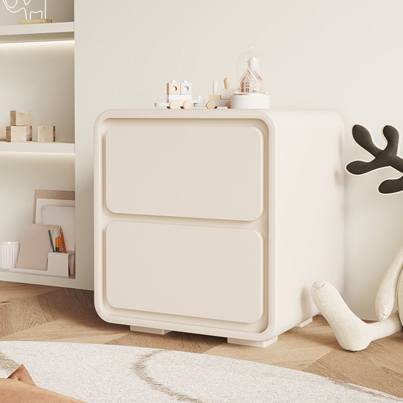 Comodino da comodino da tavolo da accento moderno con 2 cassetti