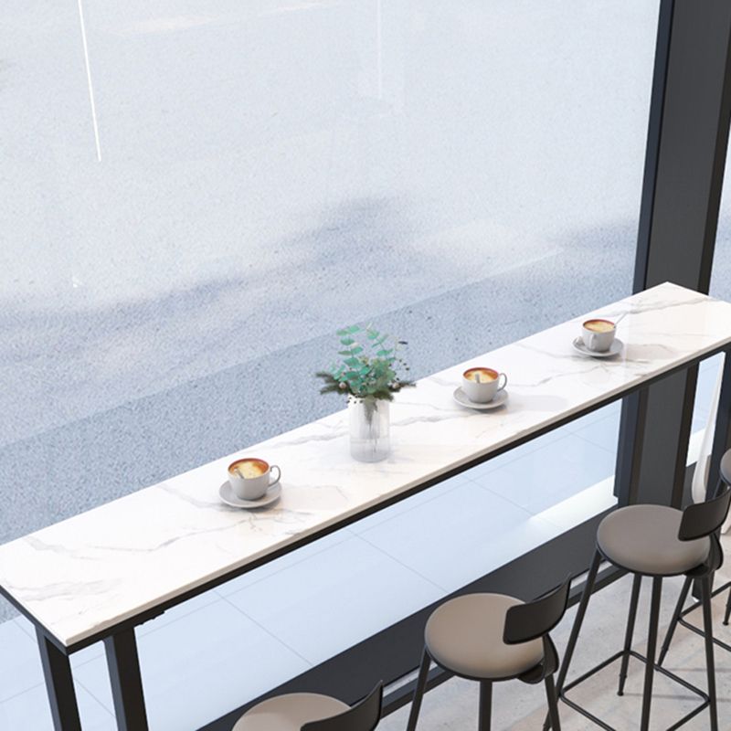 Moderne stijl rechthoekige balk Tabel 1/2/5 stukken Bar -tafel ingesteld voor thuis