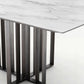 Industrial Sintered Stone Dining Table Rectangle Table with Metal Double Pedestal Clearhalo ' dining_table' 'Dining Tables & Seating' 'Dining Tables' 'furn' 'furn_dining_table' 'Furniture' 'furniture_dining_table' 'Kitchen & Dining Furniture' 'kitchen&dining_furn' 'kitchen' 'kitchen_dining_table' 1200x1200_1c638804-2c2d-4368-967b-f09cfc322eba
