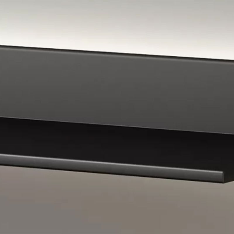 Bibliothèque à dos fermé moderne étagère murale en métal pour le bureau à domicile