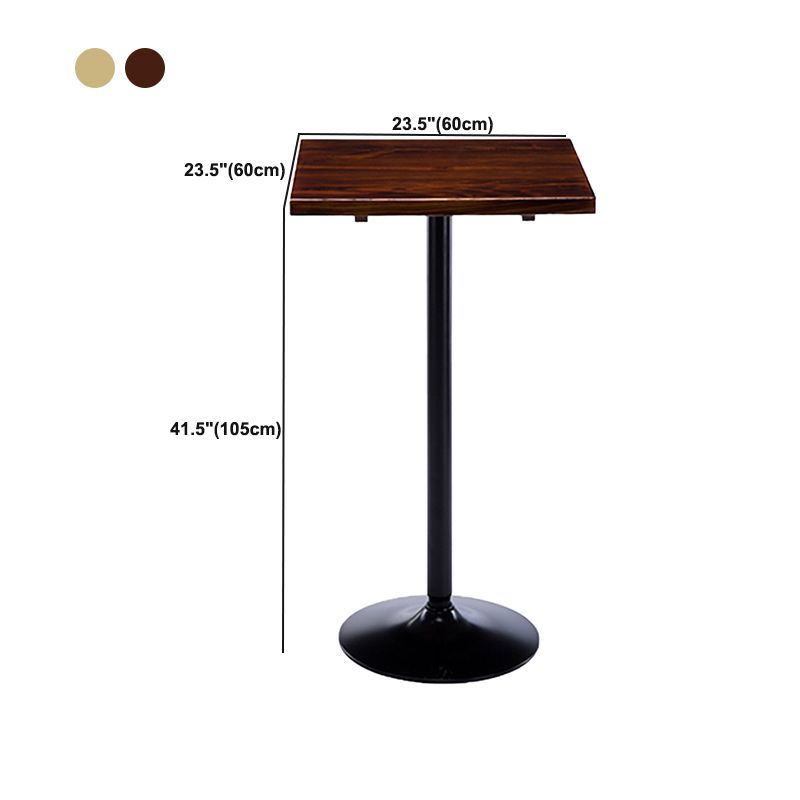 Bar Height Pub Table Wood Industrial Bar Table for Indoor and Outdoor