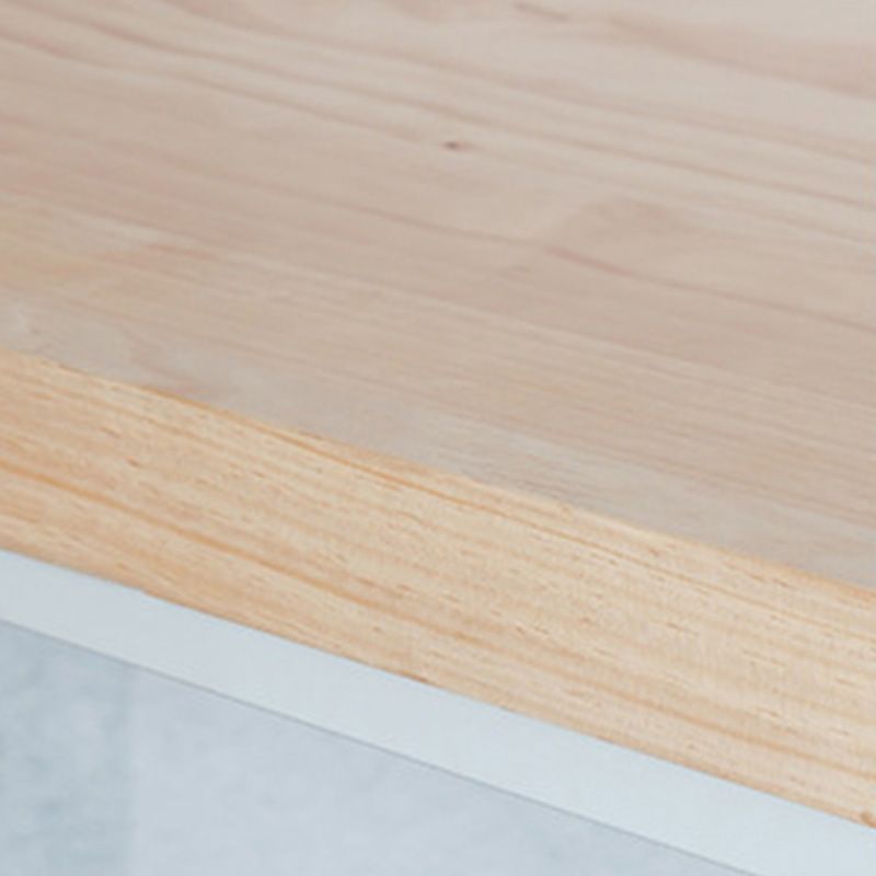 Moderne eettafel op pubhoogte, pubtafel met houten blad voor gebruik op het terras