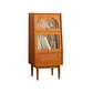 Natural Storage Cabinet Solid Wood Accent Chests with Drawer