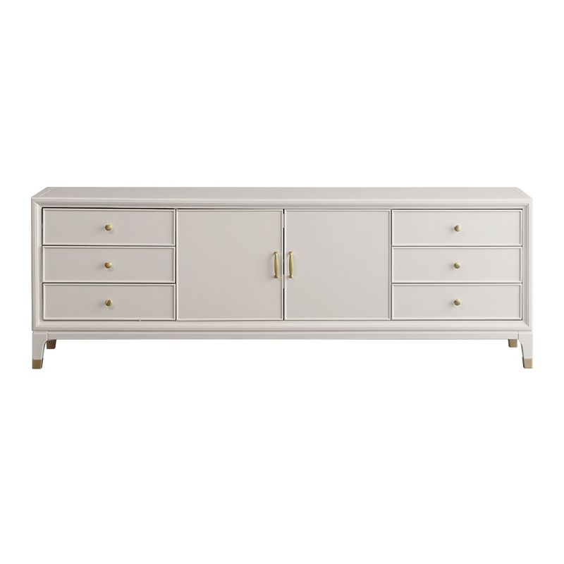 Glam TV Stand Console Solid Wood TV Media Stand with 6 Drawers Clearhalo 'furn' 'furn_tv_stands_entertainment_centers' 'Furniture' 'Living Room Furniture' 'TV Stands & Entertainment Centers' 'TV Stands & Media Storage Furniture' 'tv_stands_entertainment_centers' 1200x1200_1c69b411-4e92-4bae-acc3-ff152e1acce2