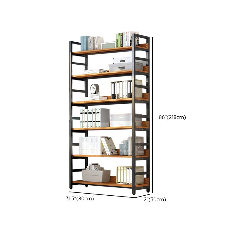 Moderner Stil Open Back Bookshelf Engineered Hole Books für Büro