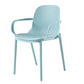 Contemporary Style Plastic Dining Chair Dining Stackable Chairs for Kitchen (Set of 4) Clearhalo ' kitchen&dining_furn' 'Dining Chairs' 'Dining Tables & Seating' 'dining_chair' 'furn' 'furn_dining_chair' 'Furniture' 'furniture_dining_chair' 'Kitchen & Dining Furniture' 'kitchen' 1200x1200_1c6ac948-6575-469d-9e84-90936b4fc103