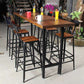 Mesa de bar superior de madera, mesa de bar moderna para cocina, sala de estar, sala de café