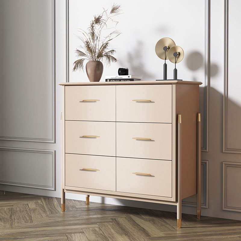 Buffet/console in legno ingegnerizzato glam con cassetti da pranzo a buffet soggiorno