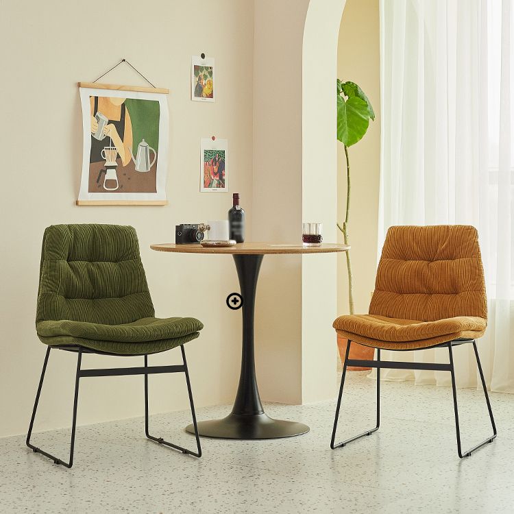 Contemporary Dining and Accent Chairs Matte Finish Parsons Side Chair Clearhalo ' kitchen&dining_furn' 'Dining Chairs' 'Dining Tables & Seating' 'dining_chair' 'Furniture' 'furniture_dining_chair' 'Kitchen & Dining Furniture' 'kitchen' 1200x1200_1c77d417-1253-4044-8ab2-23a5d02cea0f