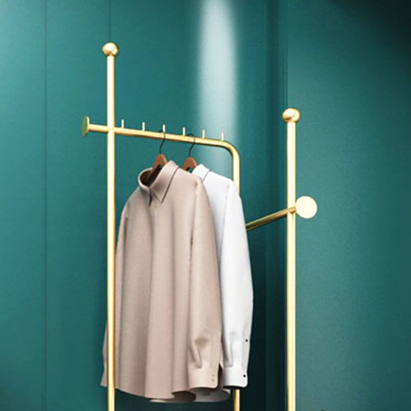 Modern Entryway Kit with Hooks Basket Modern Metal Coat Rack